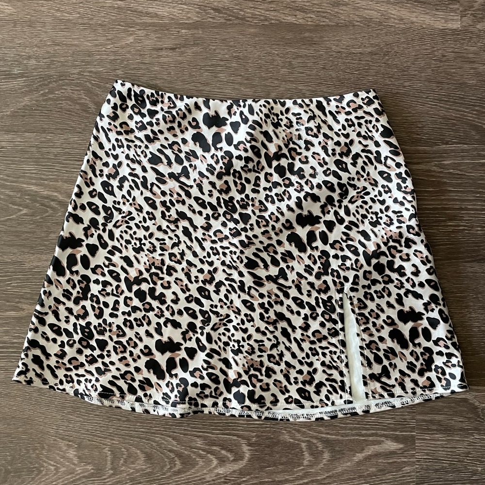 Leopard Print Princess Polly Mini Skirt